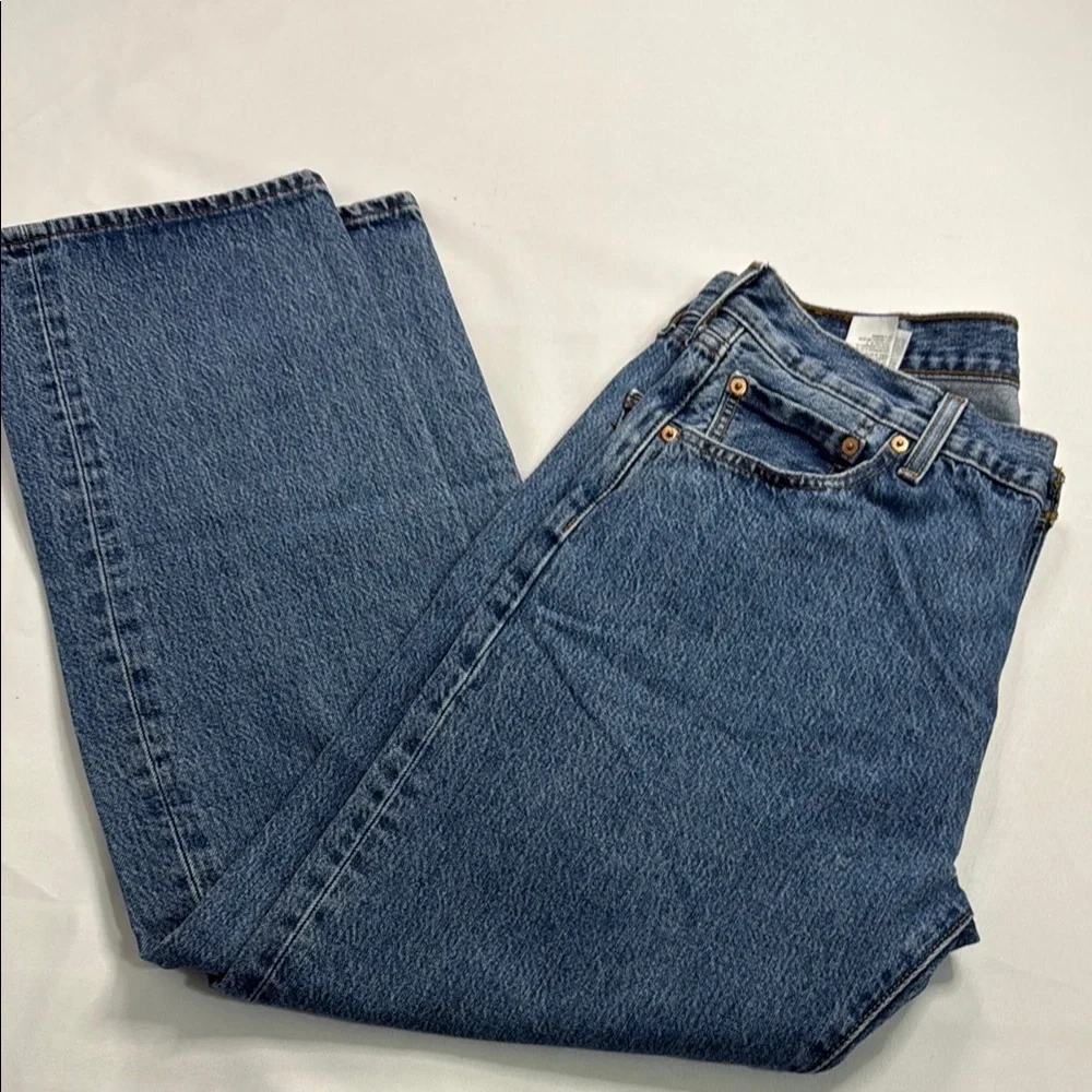 Levi's 501 Deep Blue Straight Jeans